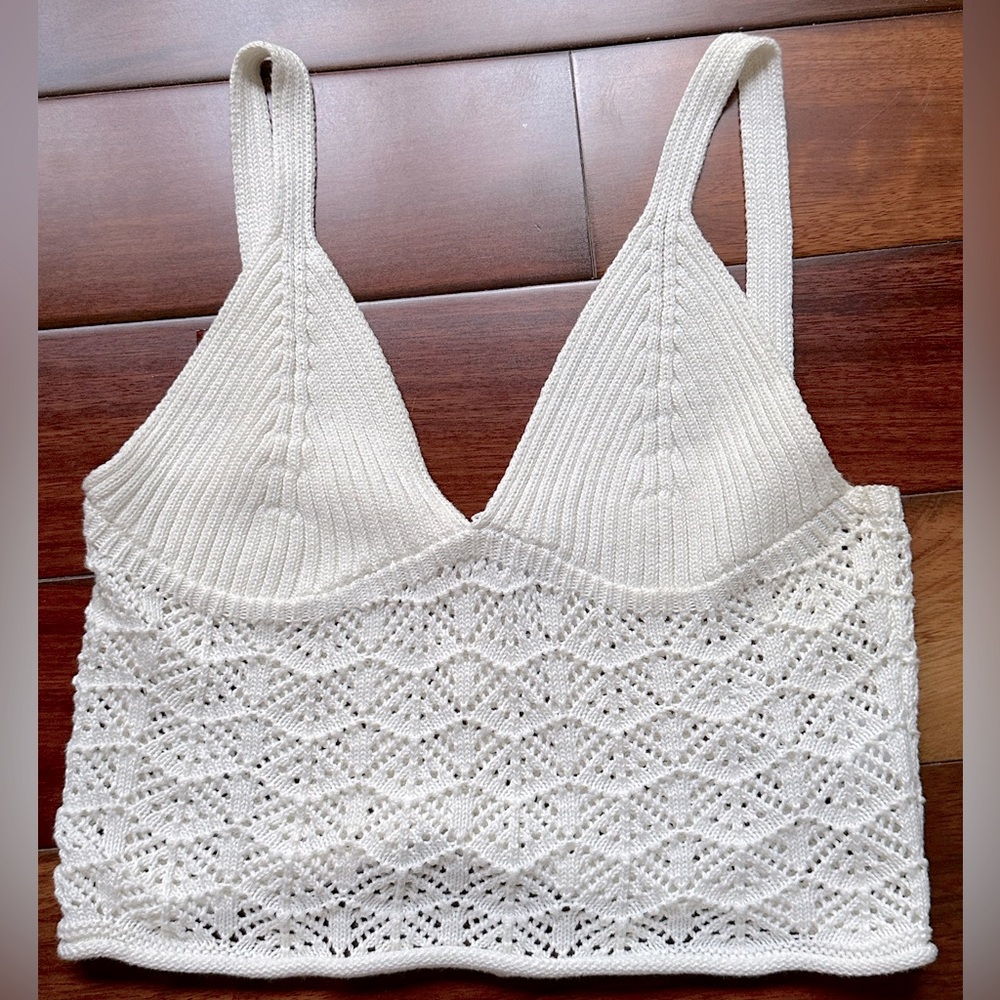 Crochet crop top